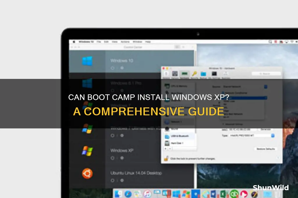 can boot camp install windows xp