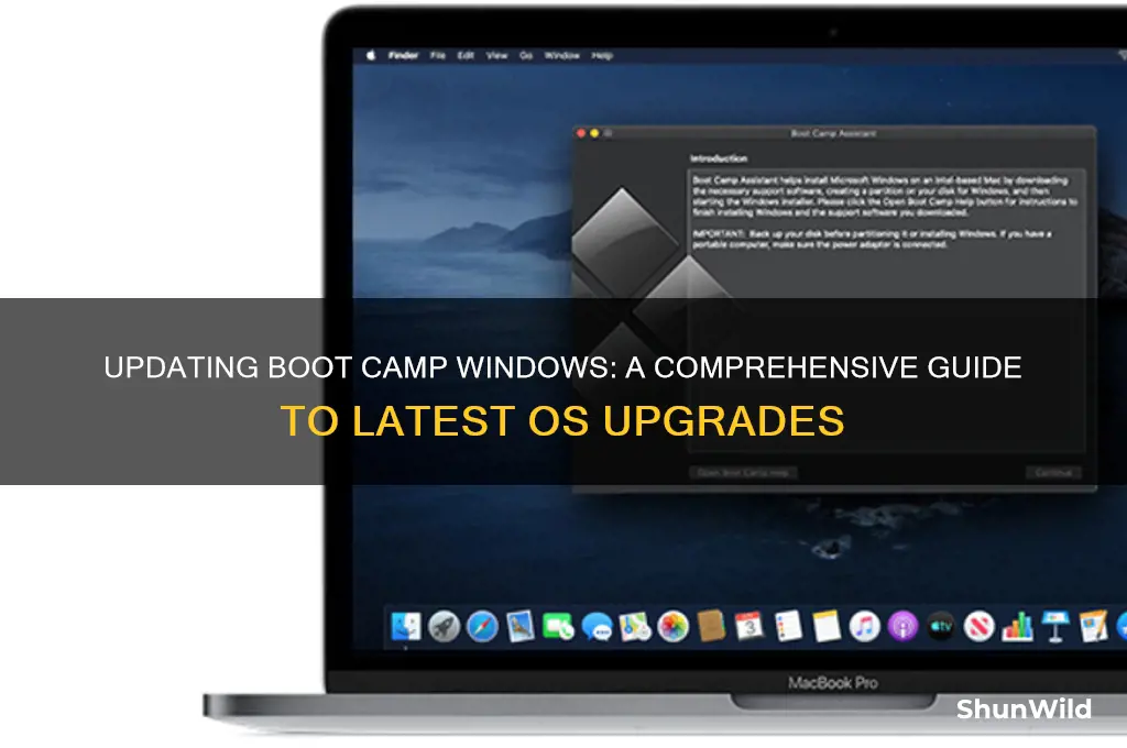 can boot camp windows be updated