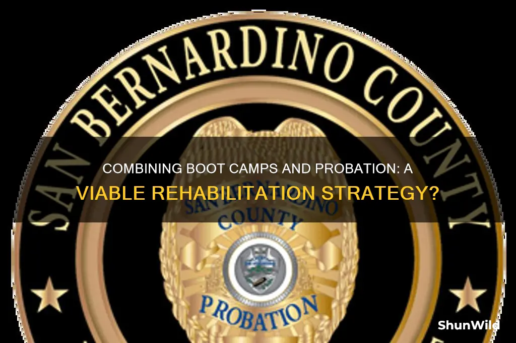 can boot camps and probation be combined