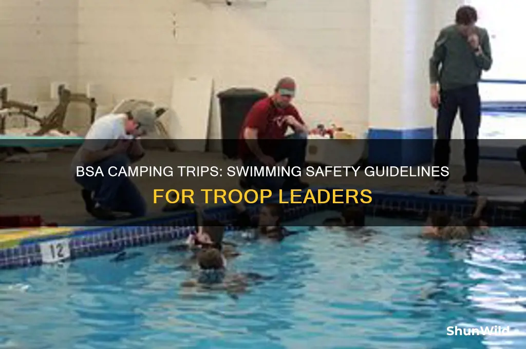 can bsa troops swim on camping trips