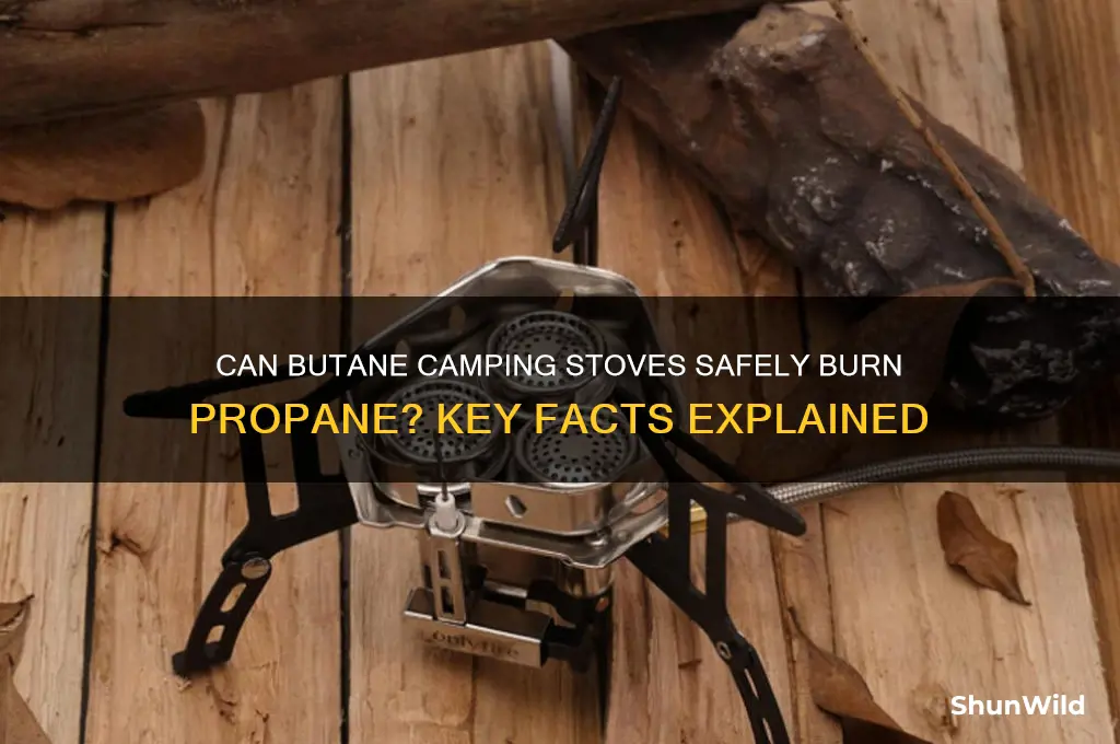 can butane camping stoves burn propane