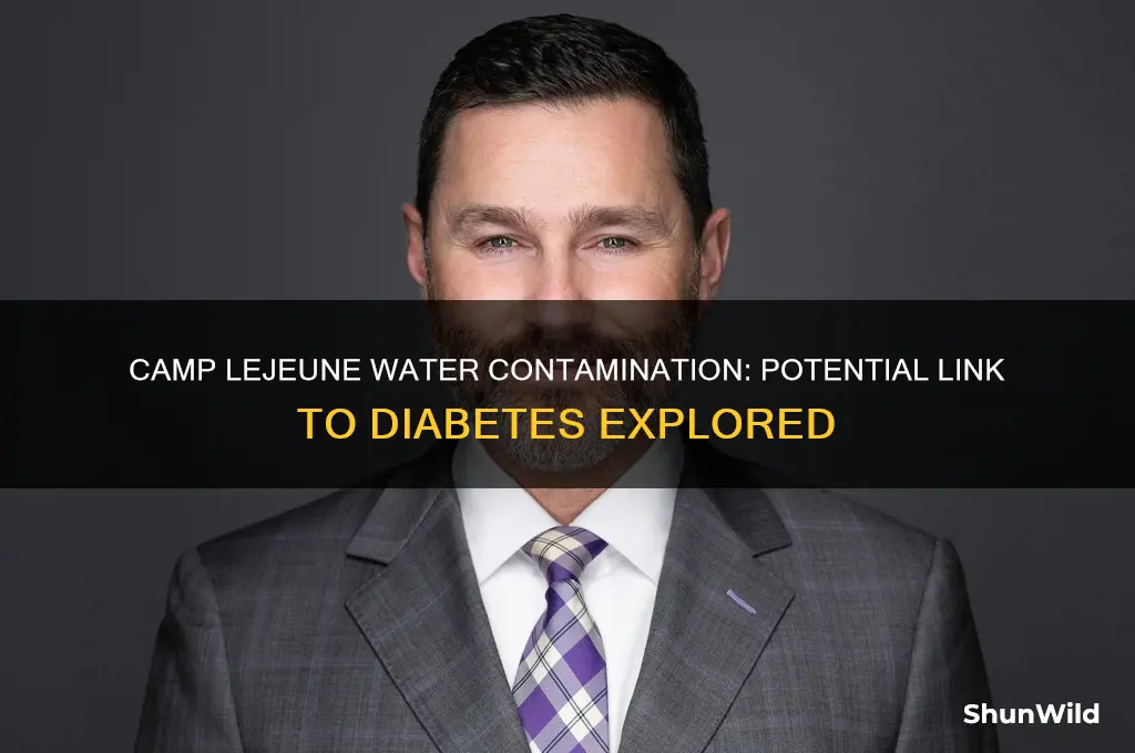can camp lejeune water cause diabetes