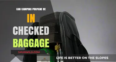 Can Camping Propane Be in Checked Baggage? Travel Safety Tips