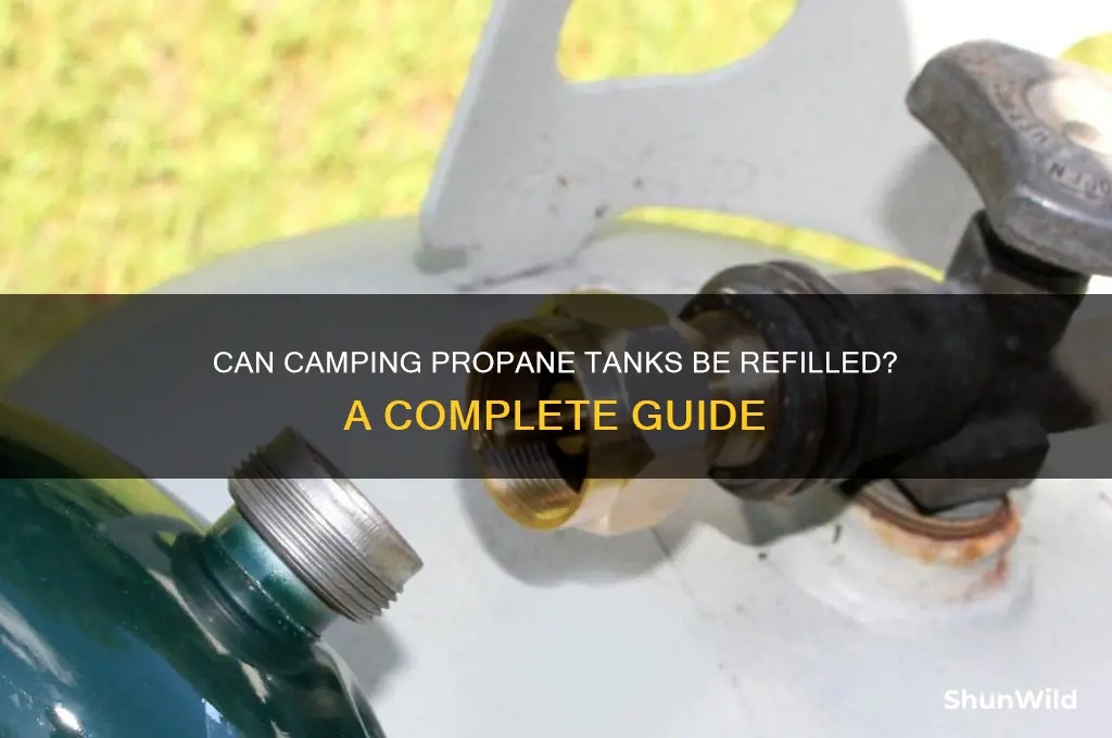 can camping propane tanks be refilled