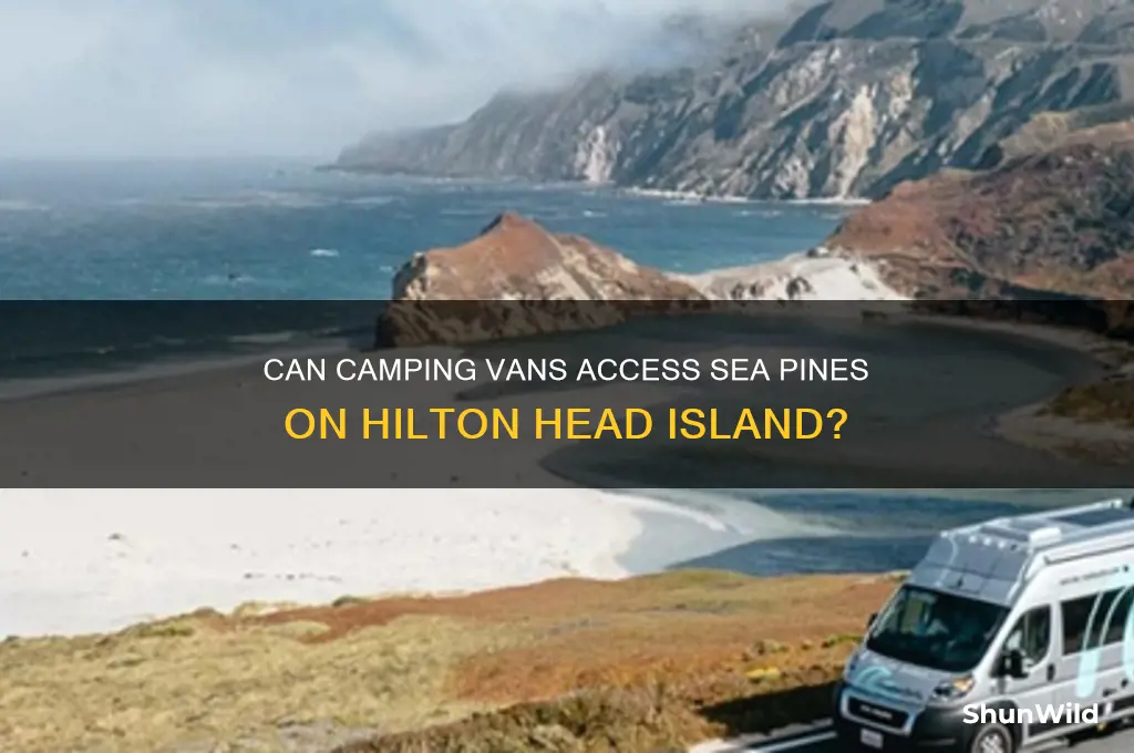 can camping vans drive on sea pines hilton head island