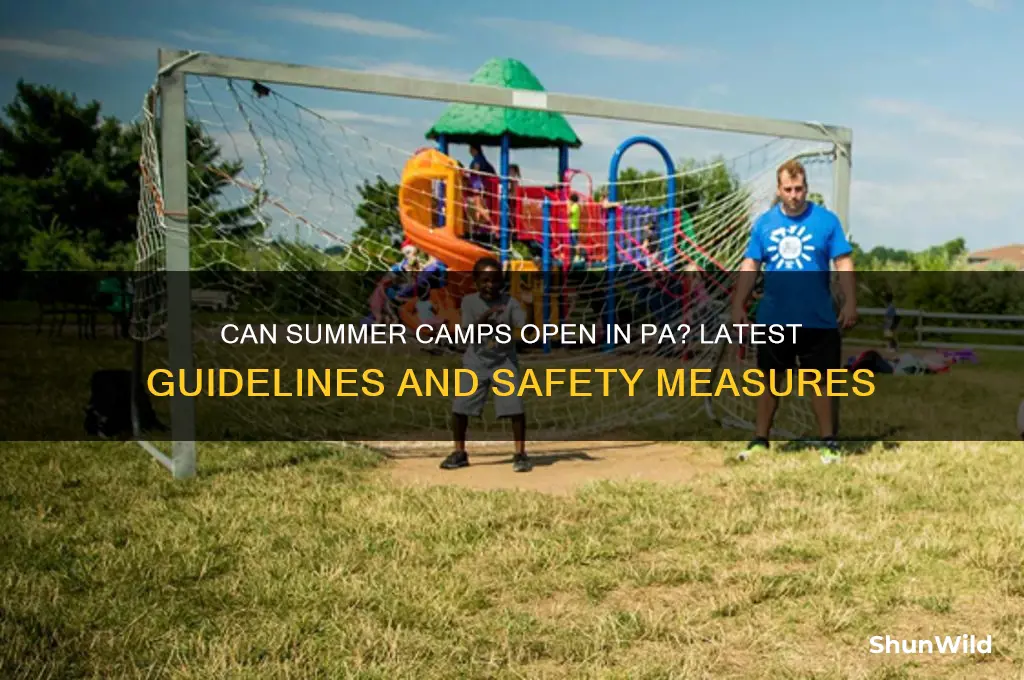 can camps open in pa