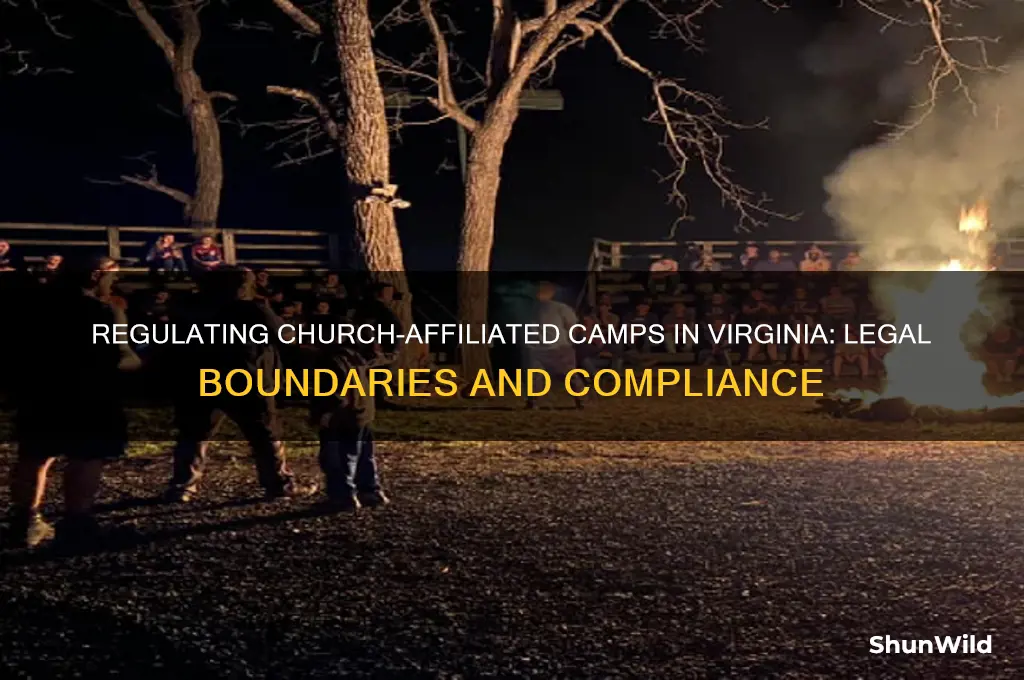 can camps through a church be regulated by virginia