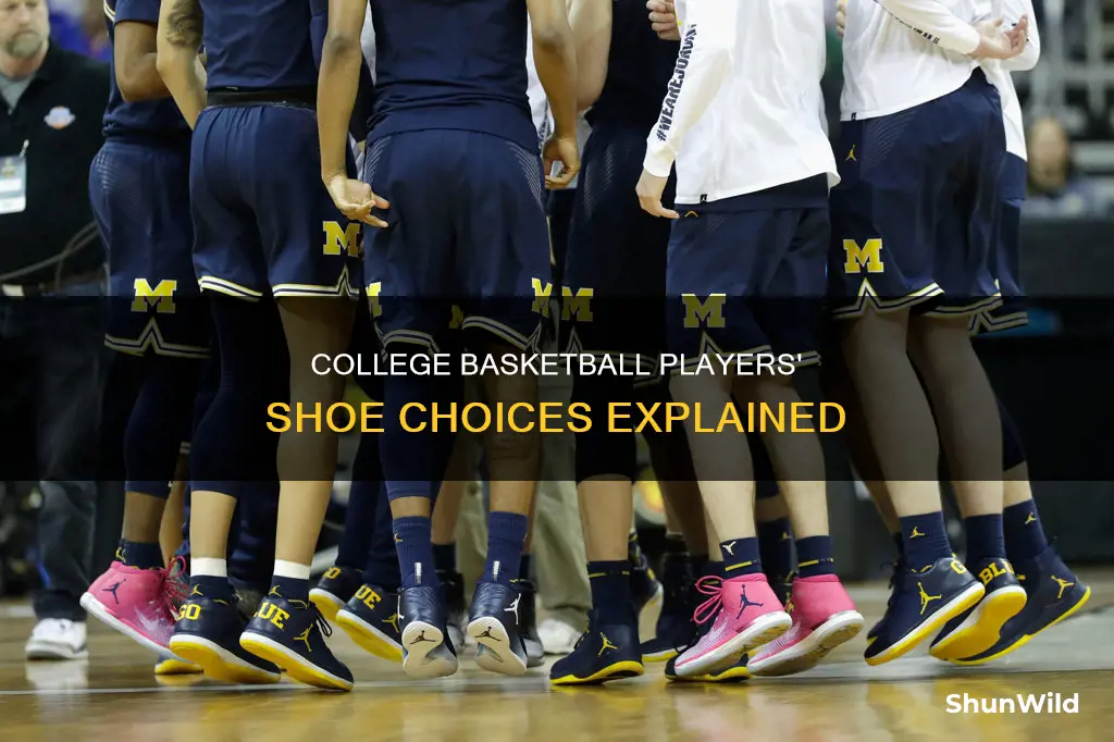 can cillege basketball players wear shoes of their choice
