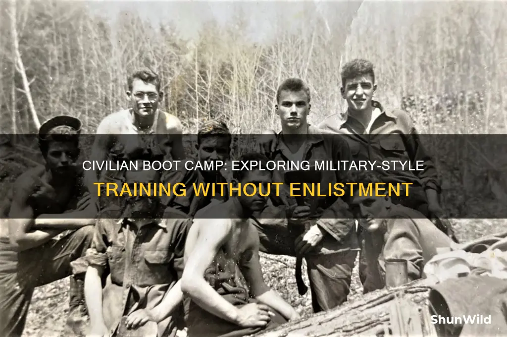 can citizens go through boot camp without joining the military