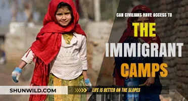 Can Civilians Visit Immigrant Camps? Access and Transparency Explored