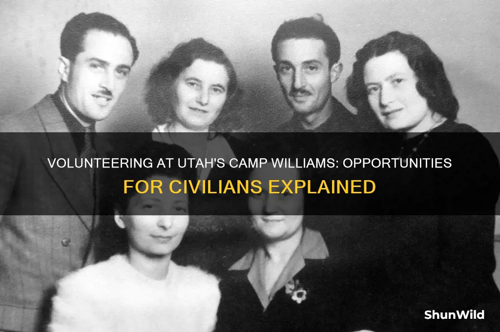 can civilians volunteer at utah camp williams