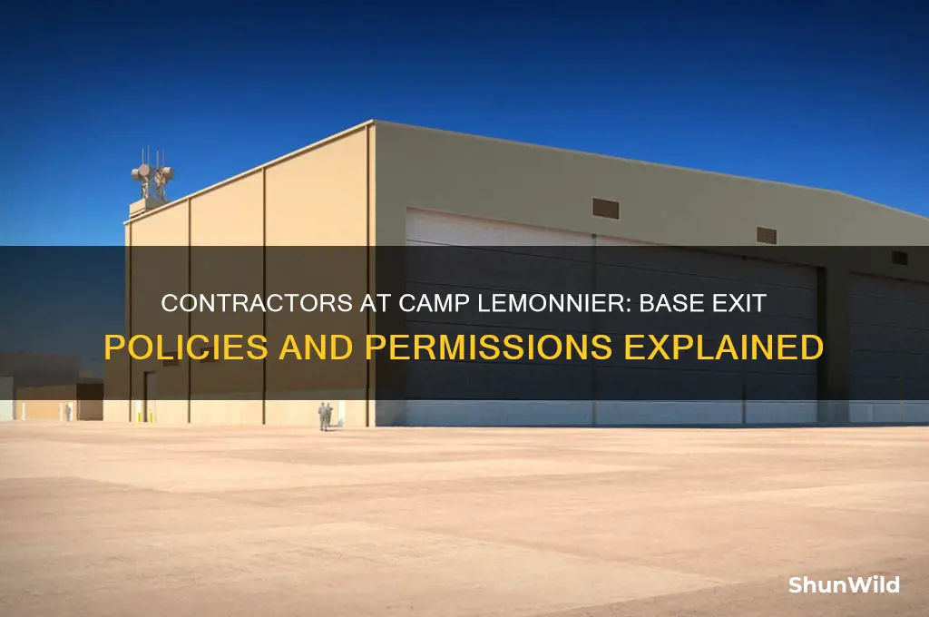 can contractors leave base at camp lemonnier djibouti