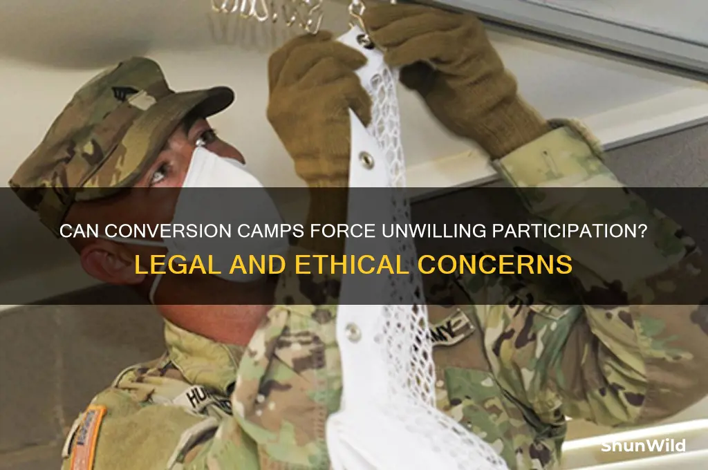 can conversion camps take you against your will