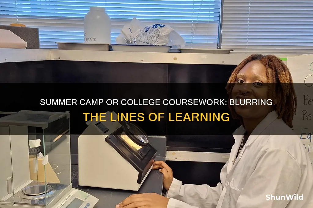 can coursework at a college mean summer camp