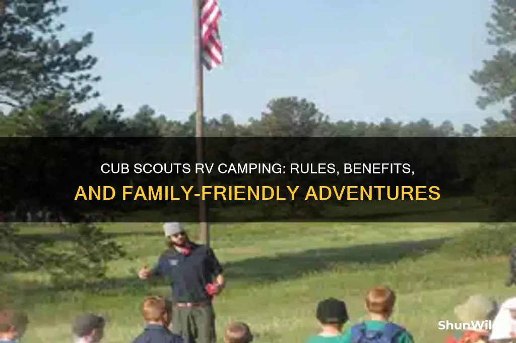can cub scouts camp in rv