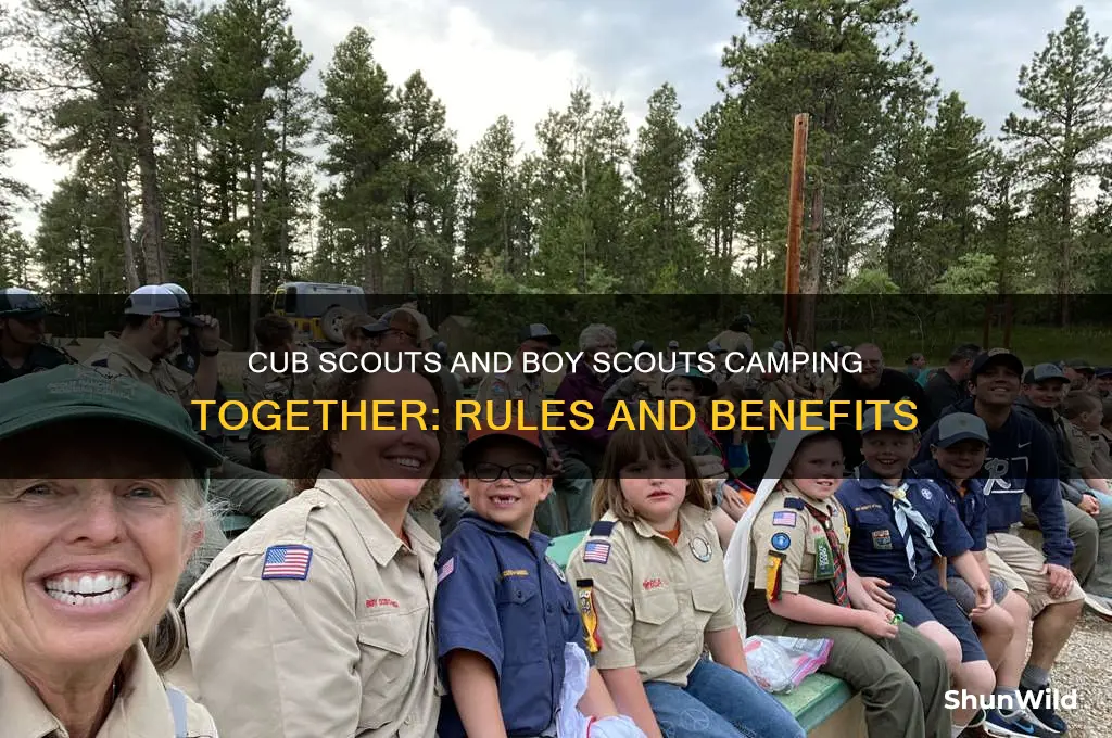 can cub scouts camp with boy scouts