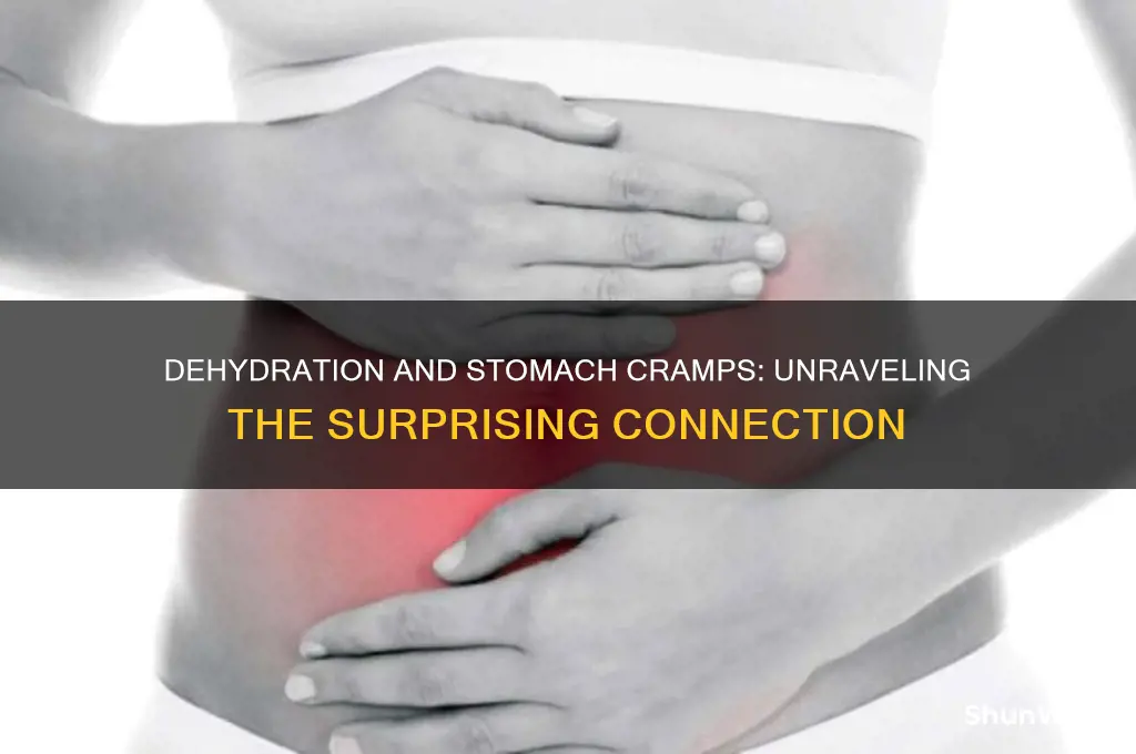 can dehydration cause stomach camps
