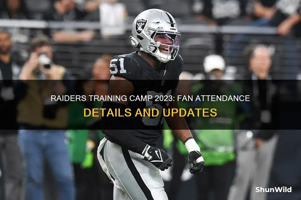 can fans attend raiders training camp