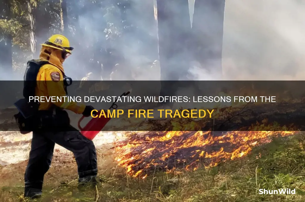 can fires like the camp fire be prevented