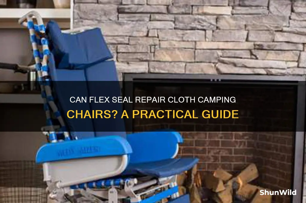can flex seal be used on cloth camping chairs