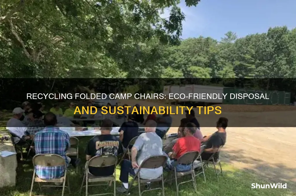can folded camp chairs be recycled