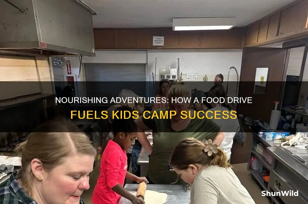 can food drive for kids camp