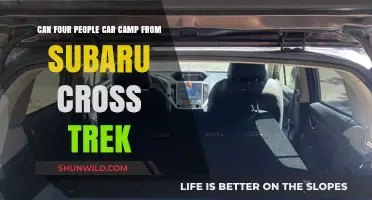 Can a Subaru Crosstrek Comfortably Accommodate Four Car Campers?
