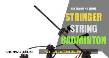 Gamma X-2: Stringing Badminton & Tennis Rackets