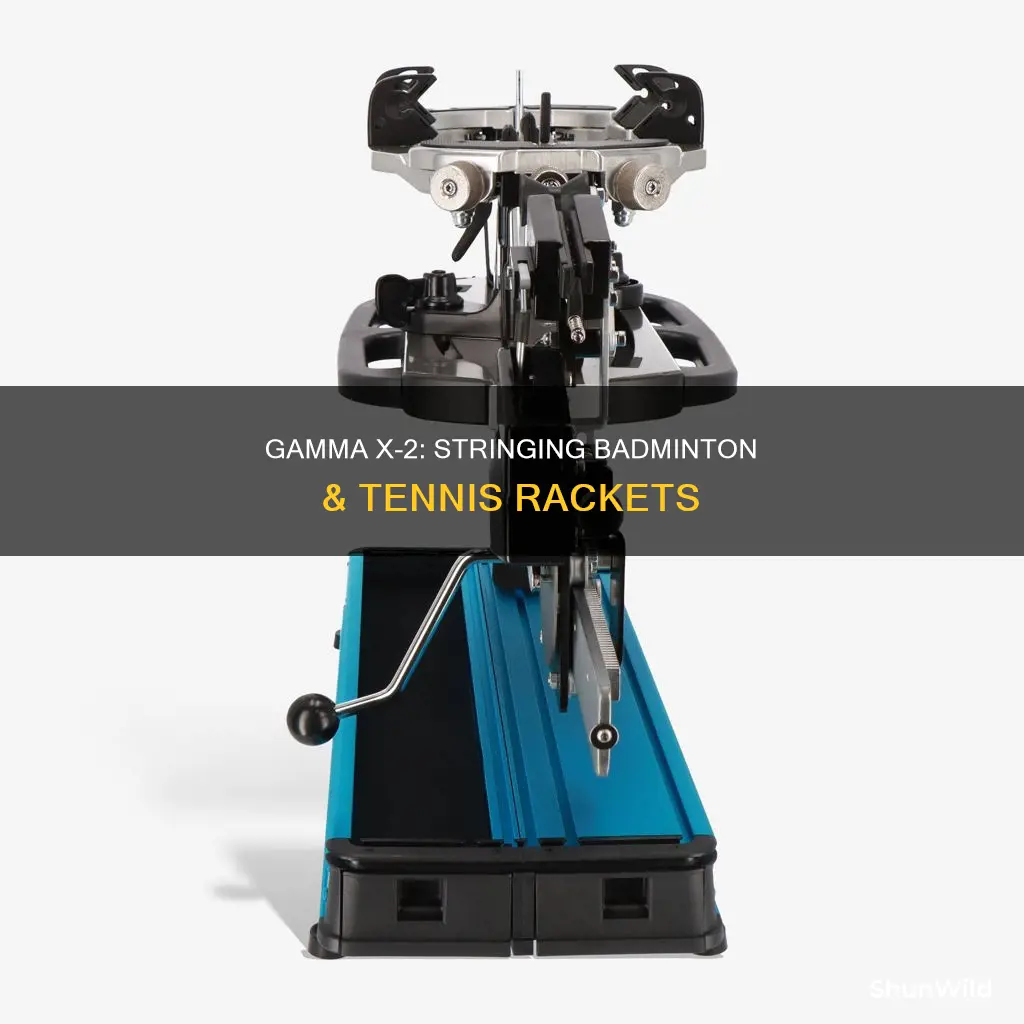 can gamma x-2 tennis stringer string badminton