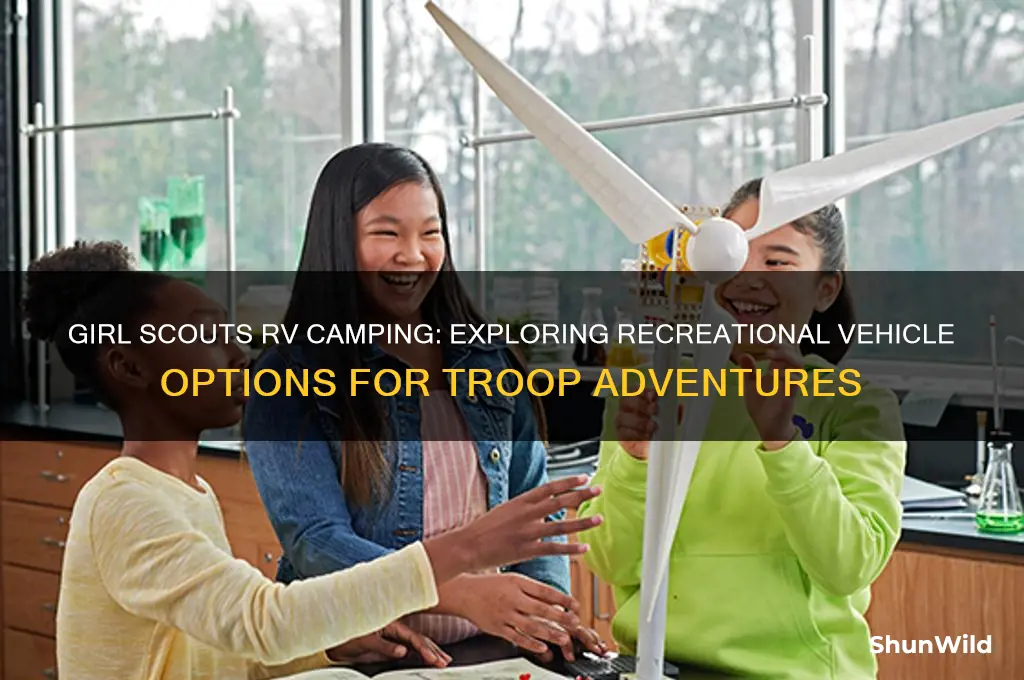 can girl scouts camp in recreational vehicles