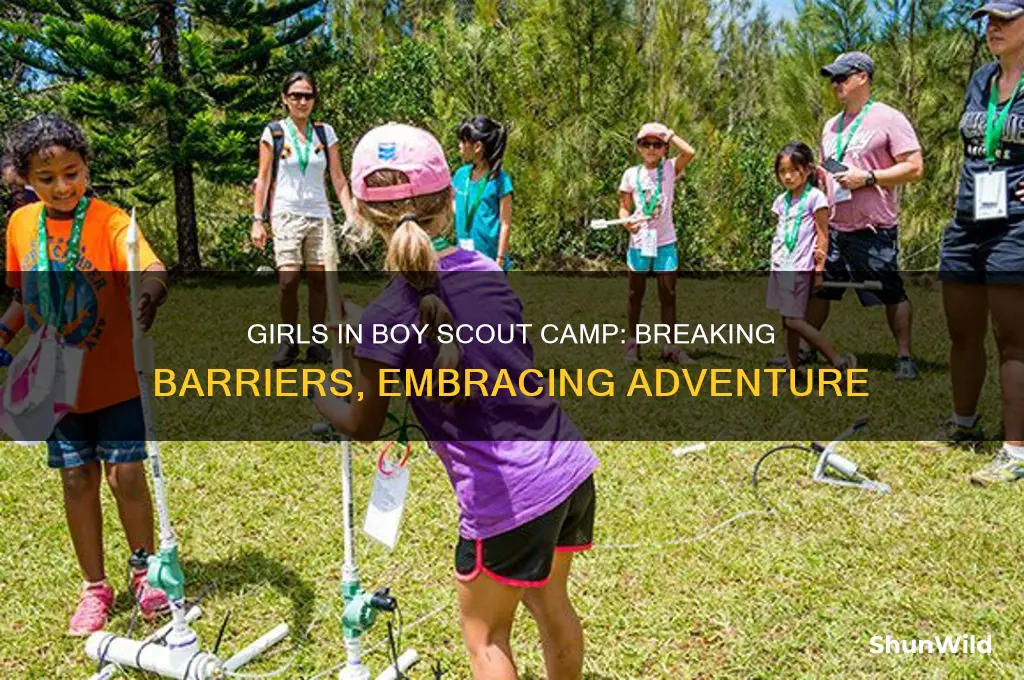 can girls attend boy scout camp