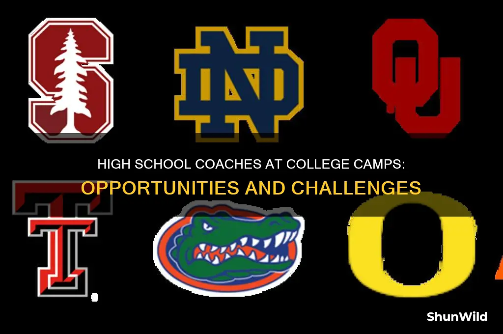 can high school coaches work college camps