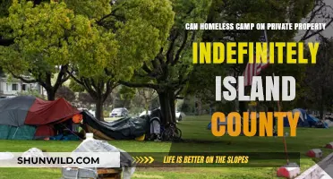 Can Homeless Legally Camp on Private Property in Island County?