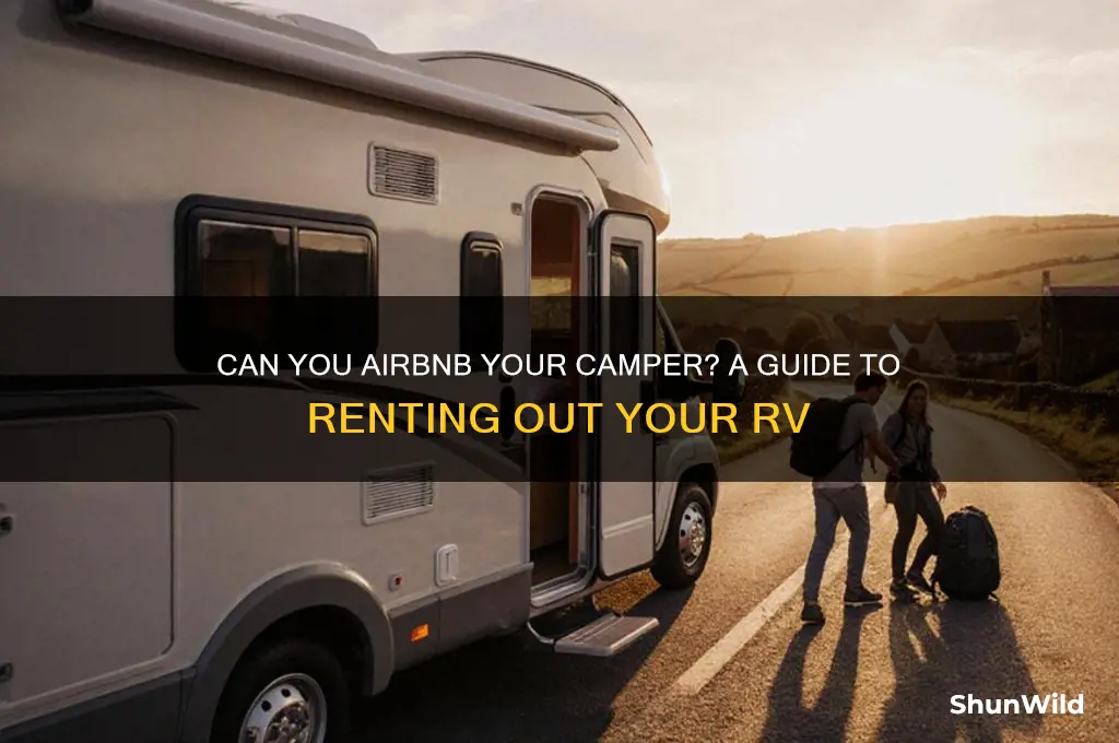 can i air bnb my camper