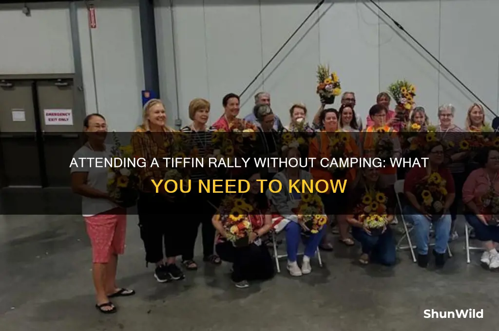 can i attebd a tiffin ralley if not camping