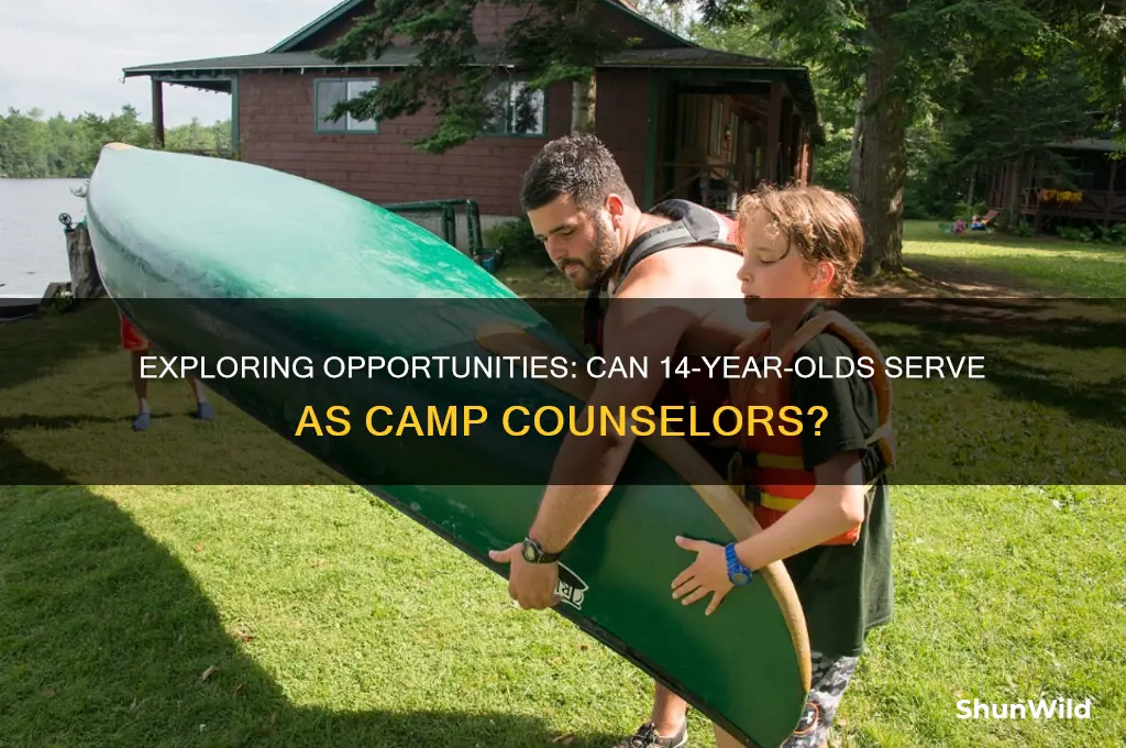 can i be a camp counselor at 14