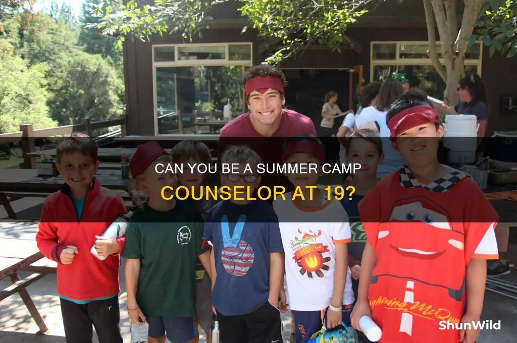 can i be a summer camp counselor at 19