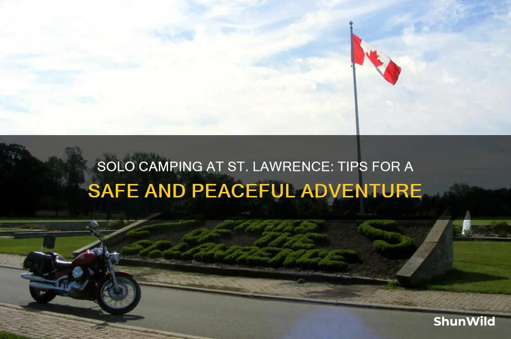 can i be alone camping at st lawrence