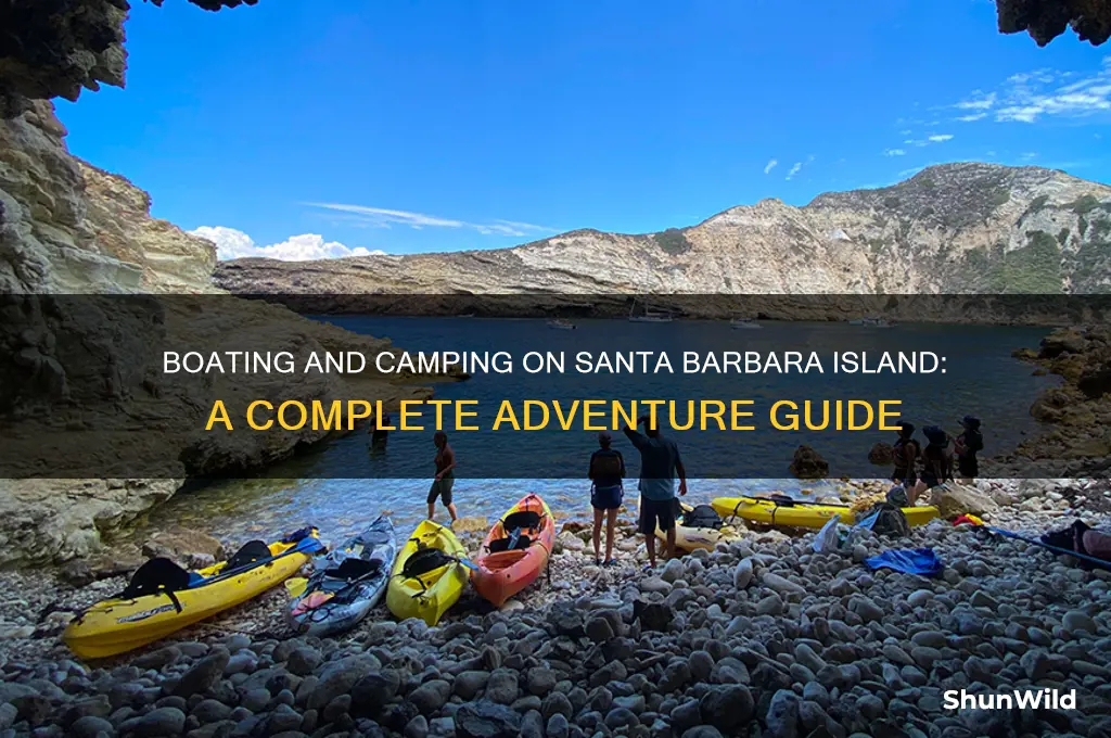 can i boat and camp on santa barbara island