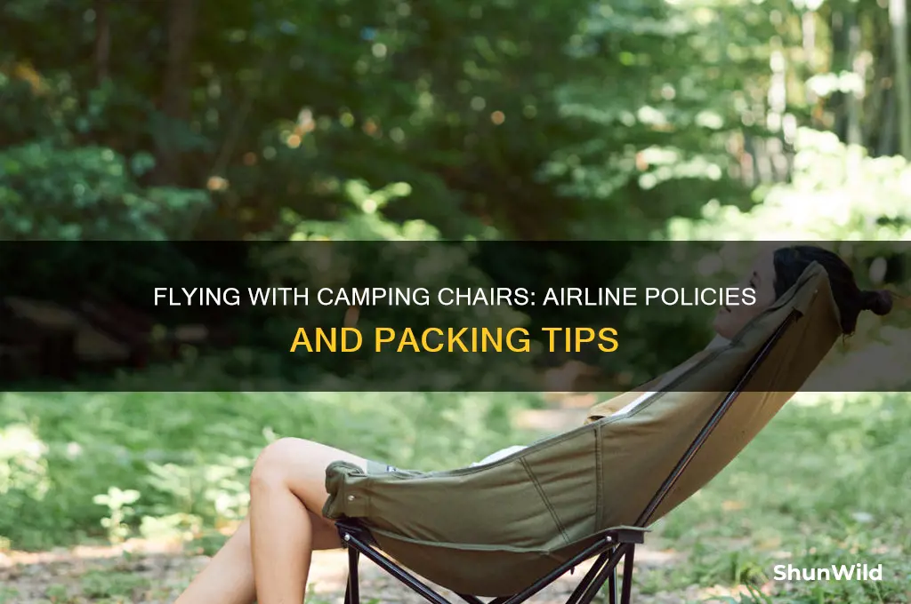 can i bring a camping chair on a plane