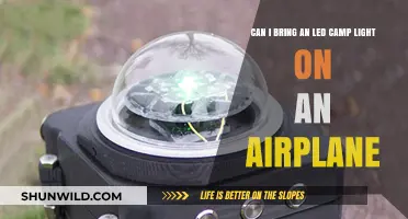 Can You Bring an LED Camp Light on an Airplane?