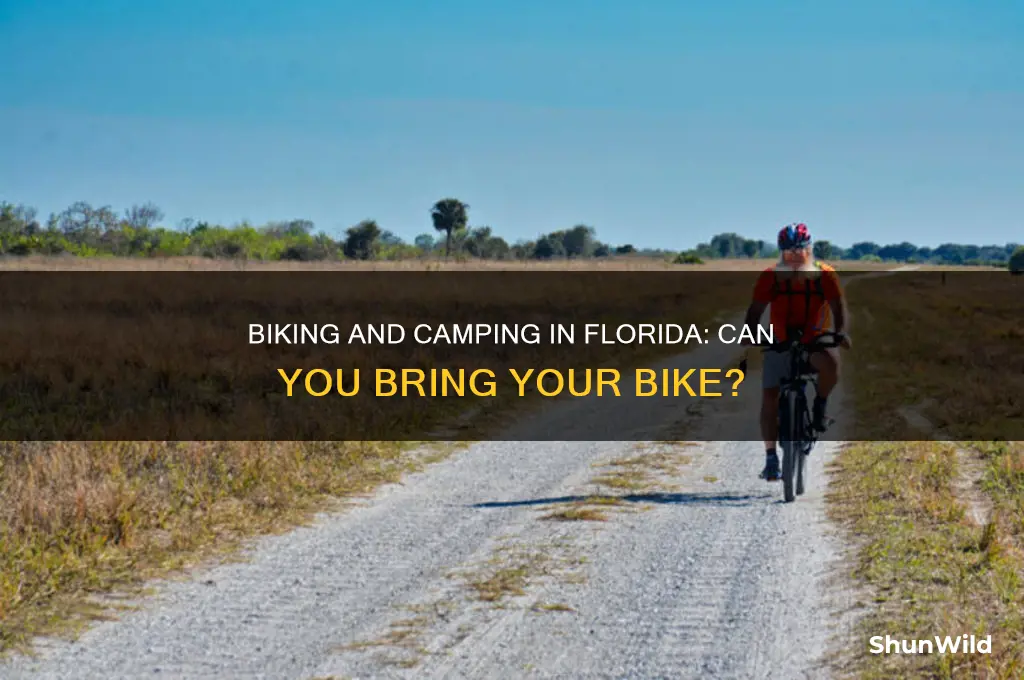 can i bring bike to florida camping site