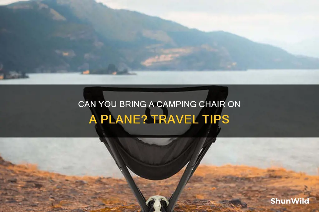 can i bring camping chair on the plane