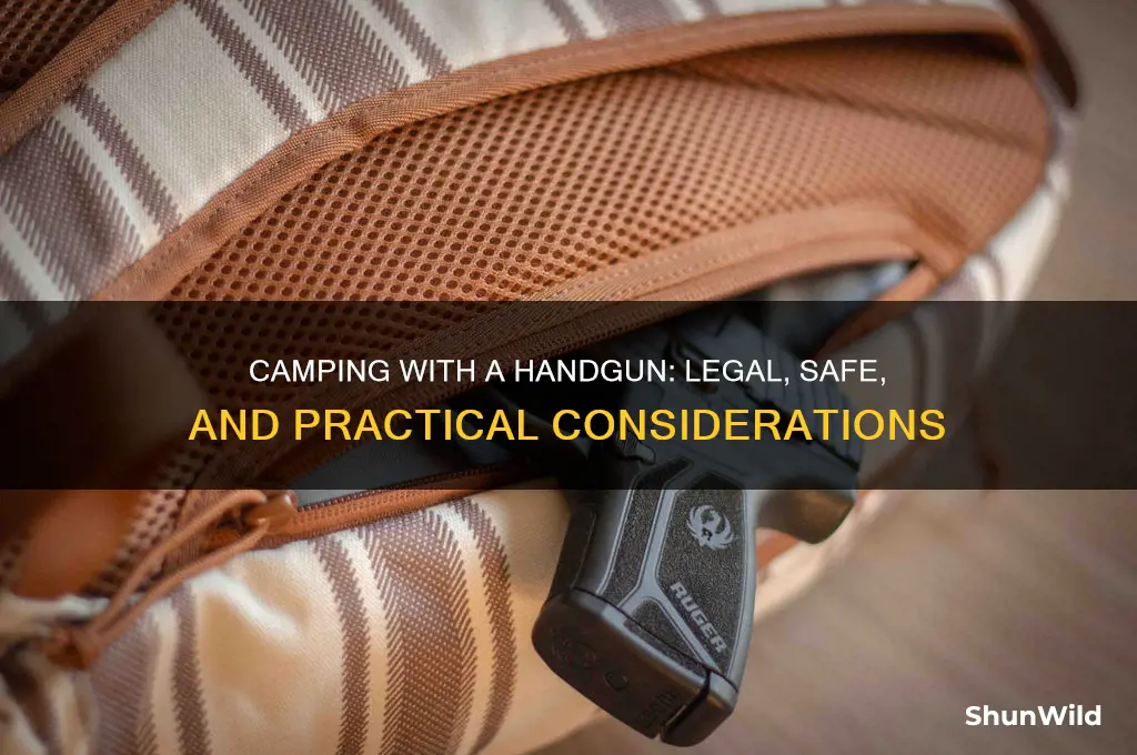 can i bring my handgun while camping