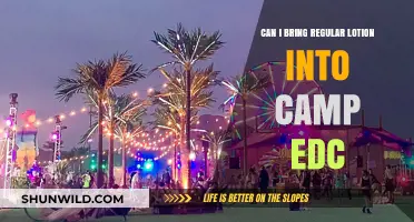 Can Regular Lotion Be Brought into Camp EDC? Find Out Here