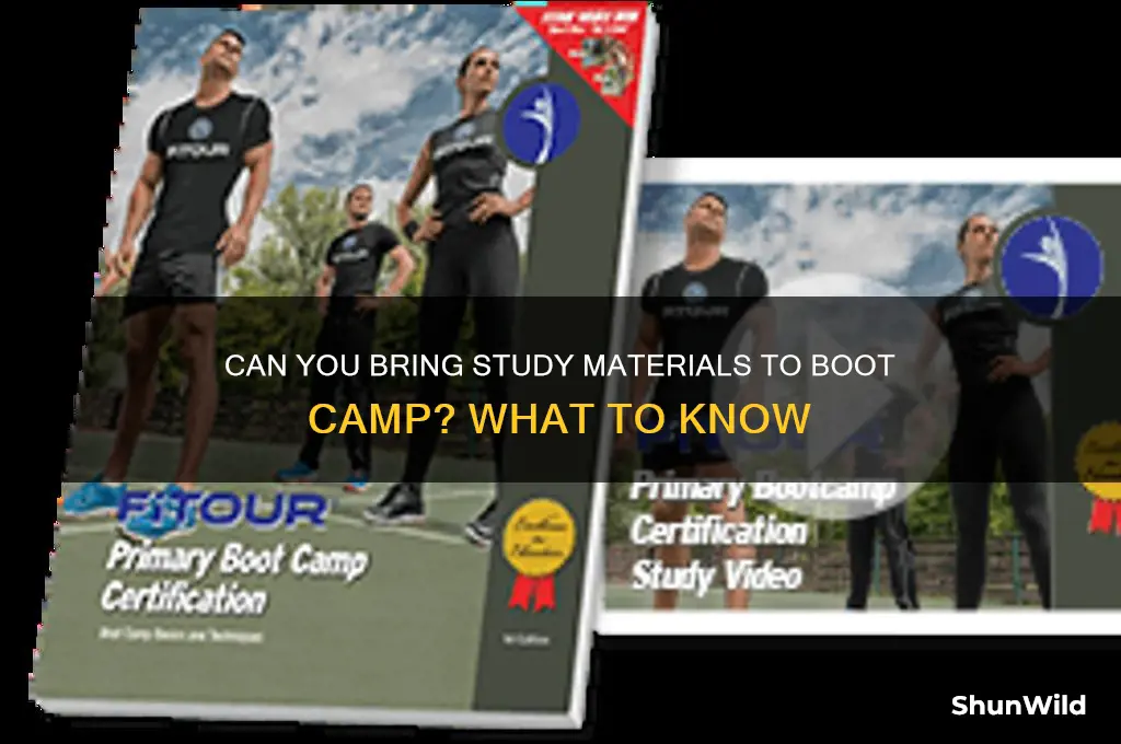 can i bring study materials to boot camp