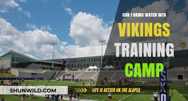 Can You Bring Water to Vikings Training Camp? Rules Explained