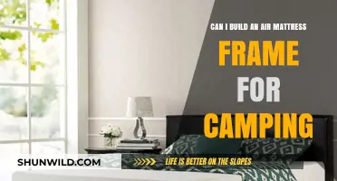 DIY Air Mattress Frame: Camping Comfort Made Easy