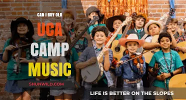 Where to Find and Purchase Vintage UCA Camp Music Online