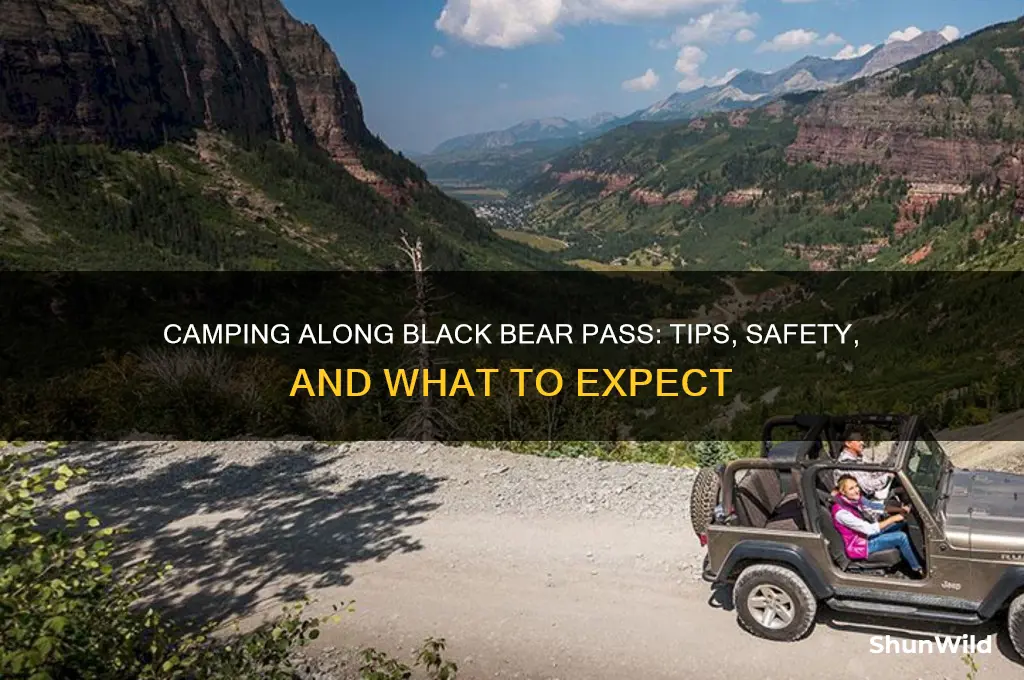 can i camp along black bear pass